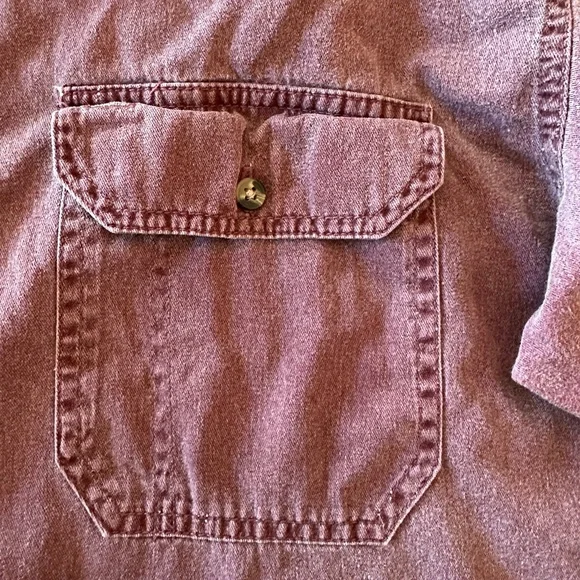 Vintage Bugle Boy Button Up Shirt | 90s Short Sleeve Cotton | M - Picture 5 of 8